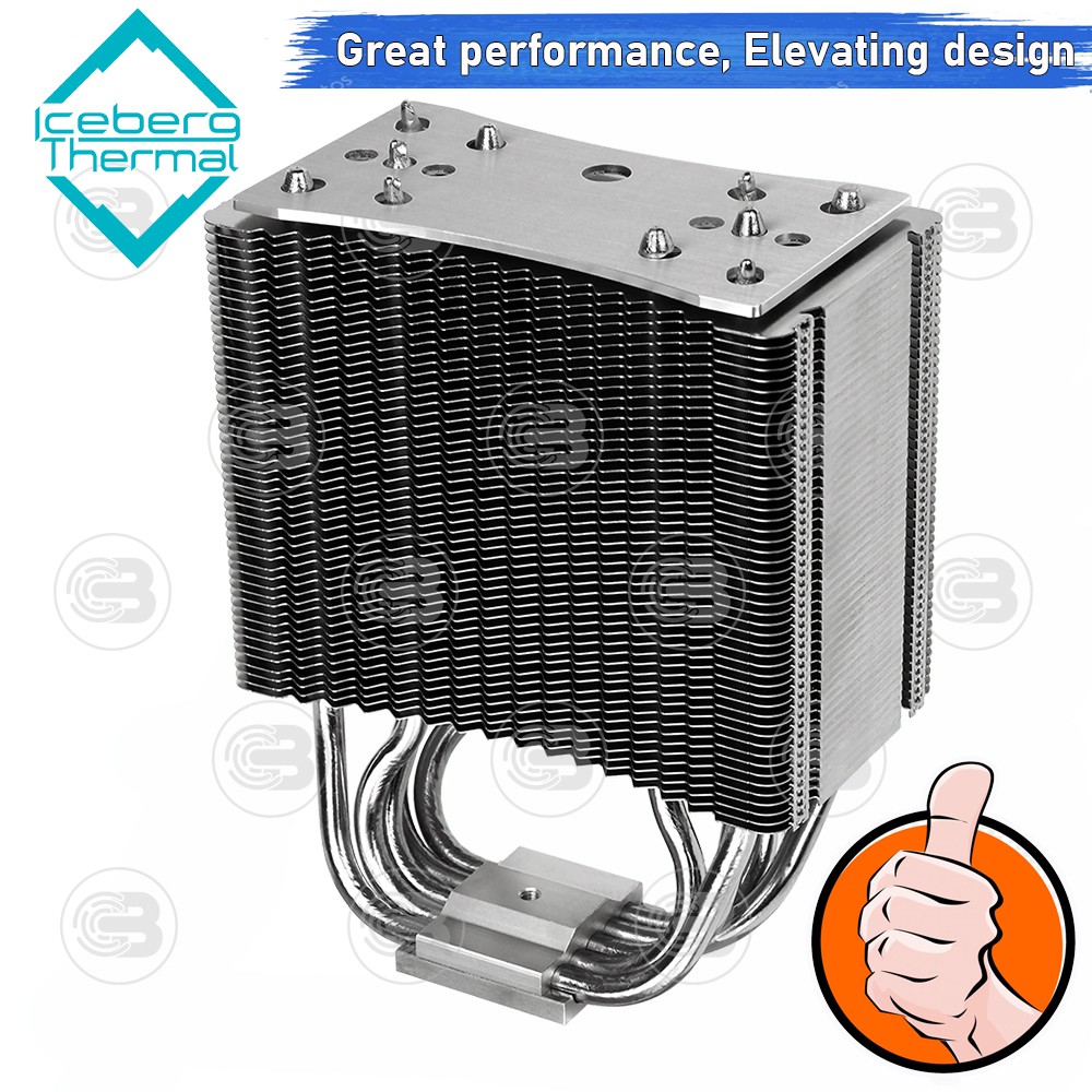 [CoolBlasterThai] Iceberg Thermal IceSLEET X5 Multi Compatible Tower CPU Cooler with A-RGB ประกัน 2 ปี