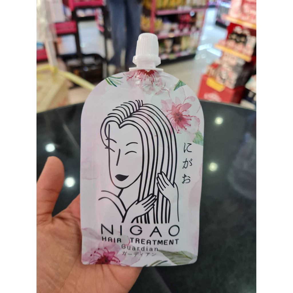 แท้พร้อมส่ง‣ (ซอง30ml) Nigao Hair Treatment Herbal Rich&Guardian ทรีทเม้นท์บำรุงผม นิกาโอะ
