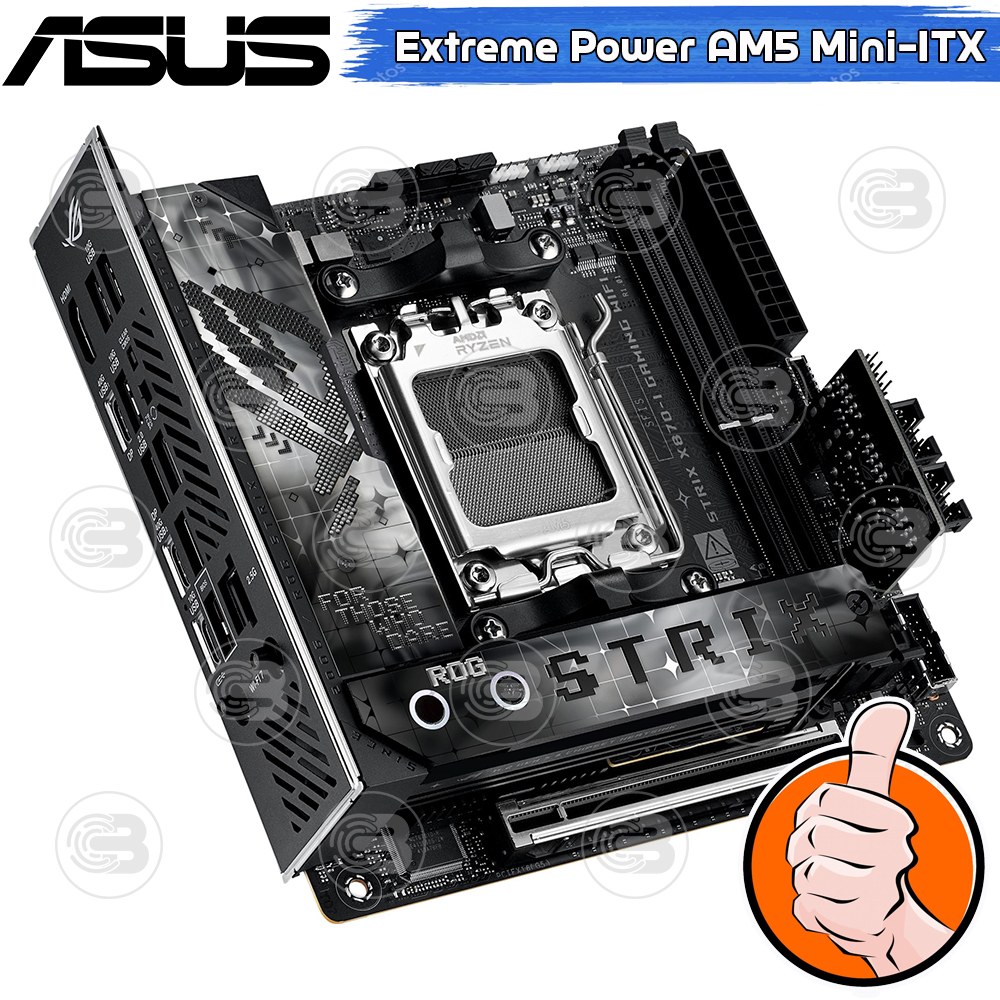 [CoolBlasterThai] ASUS MAINBOARD ROG STRIX X870-I GAMING WIFI AMD SOCKET AM5 DDR5 MINI-ITX ประกัน 3 ปี