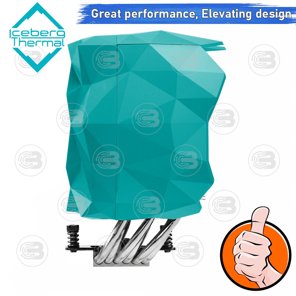 [CoolBlasterThai] Iceberg Thermal IceSLEET X6 Multi Compatible Tower CPU Cooler with A-RGB ประกัน 2 ปี
