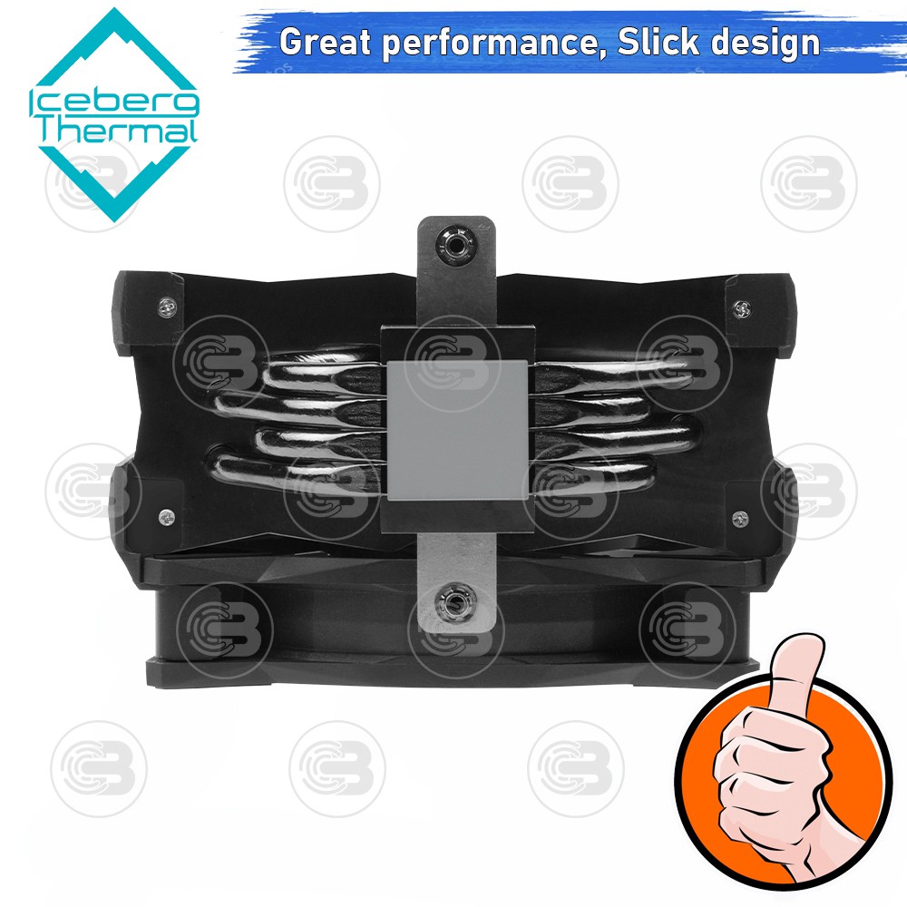 [CoolBlasterThai] Iceberg Thermal IceSLEET G4 Midnight Multi Compatible Tower CPU Cooler with A-RGB
