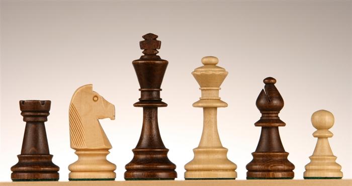 Wood Chess Pieces ตัวหมากรุกสากลไม้
