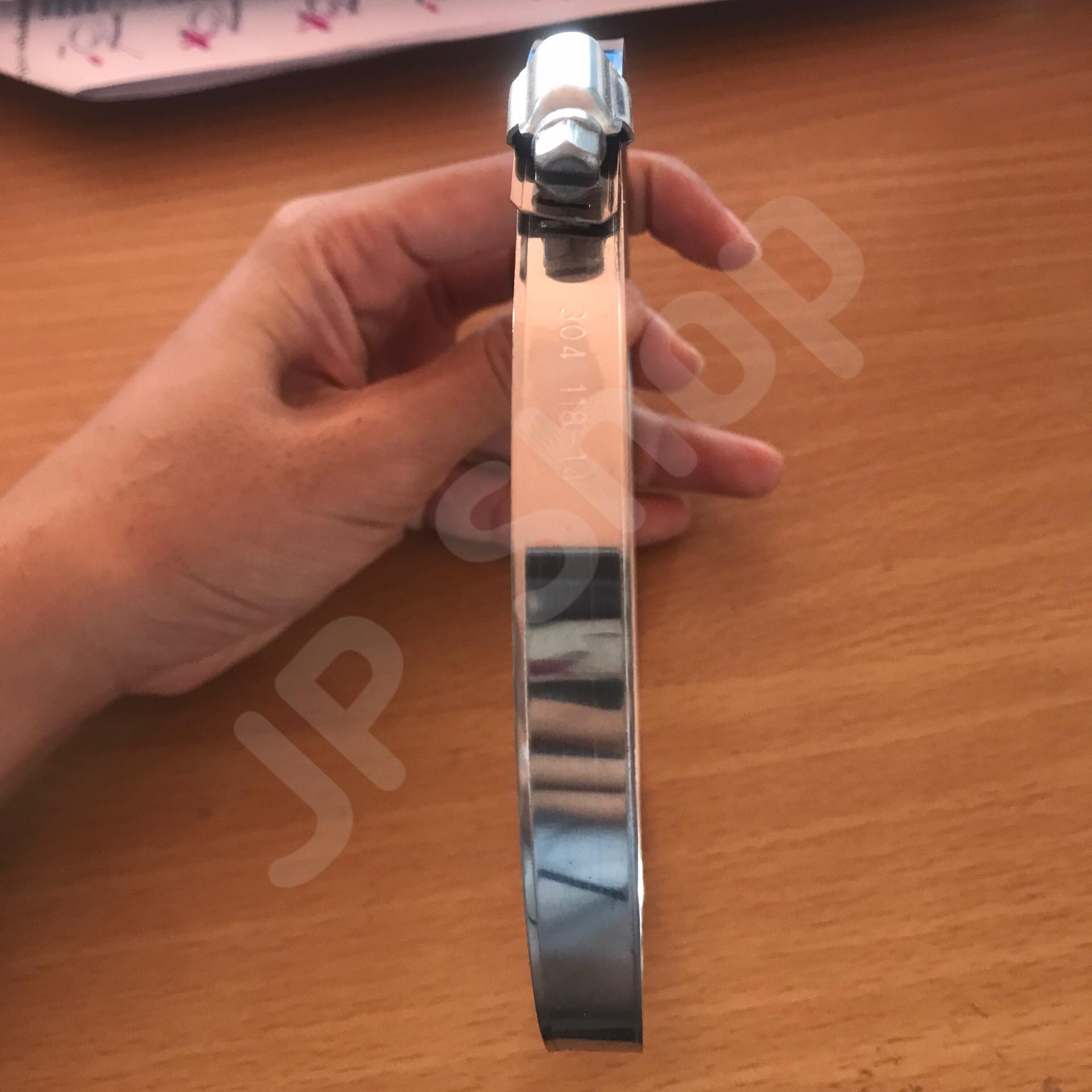 ปลอกรัด 118-140 (12 มม.) แคลมป์รัดท่อสแตนเลส 304 #118140