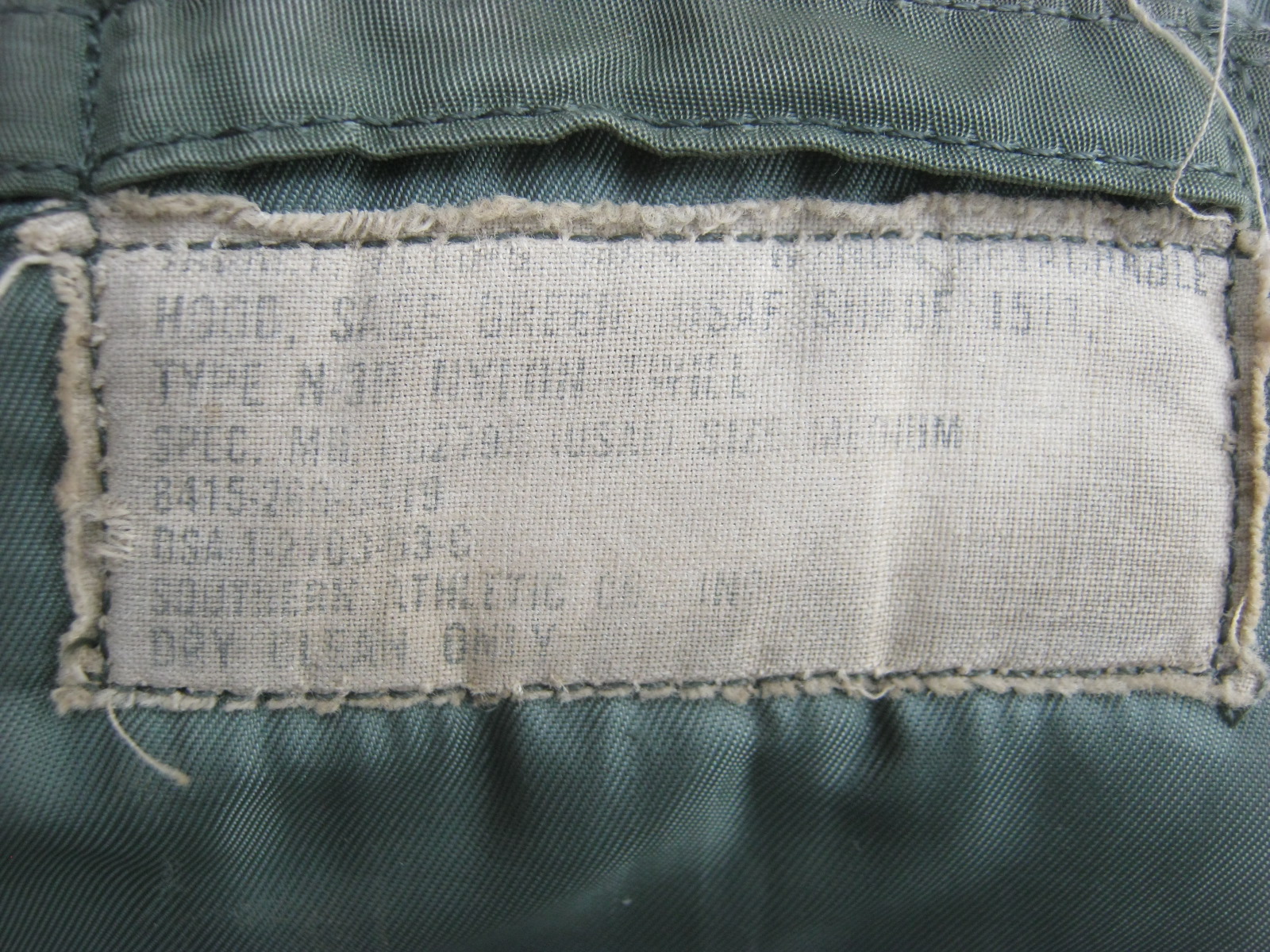 เสื้อ N3Bสงครามเวียตนาม สะสม