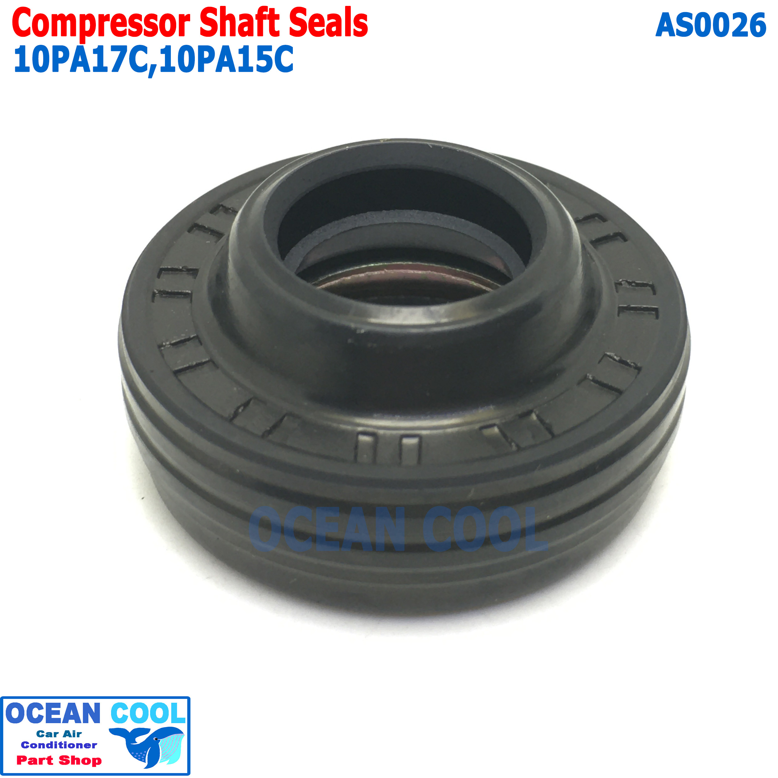 ซีลคอมเพรสเซอร์แอร์ 10pa15C,10pa17c AS0026 R134a ซีลคอมแอร์ HNBR Denso compressor shaft seals ซีลคอมแอร์รถยนต์ ซีลคอมแอร์