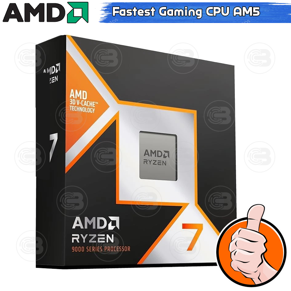 [CoolBlasterThai] CPU AMD RYZEN 7 9800X3D 8 CORE/16 THREAD (SOCKET AM5) WITHOUT COOLER
