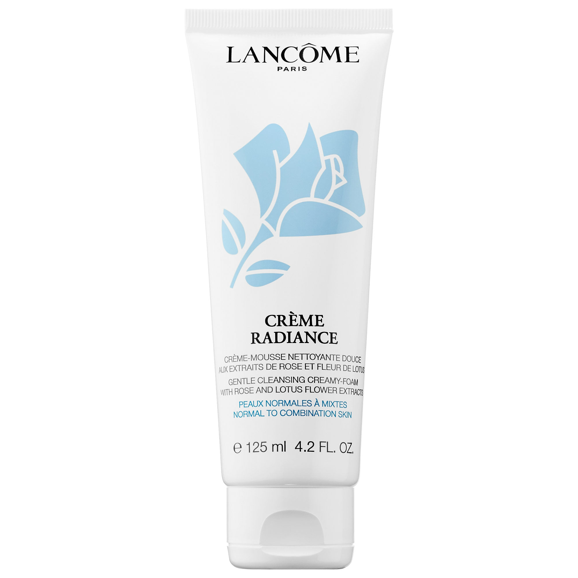Lancome Creme Radiance Cleanser 50ml. (gentle cleasing cremy-foam) โฟมล้างหน้าสูตรอ่อนโยน (1หลอด)