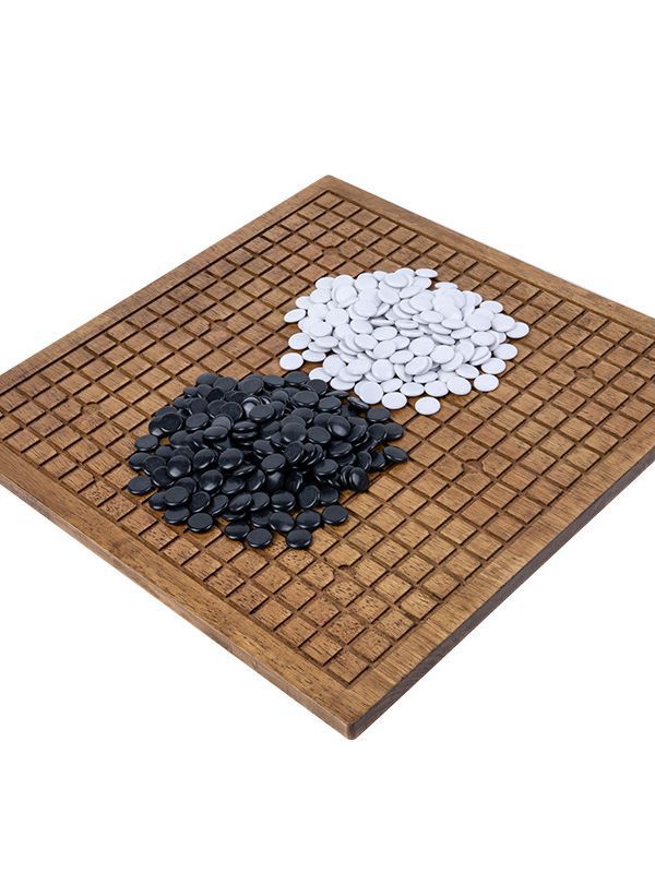 ชุดหมากล้อมไม้ Solid Wood