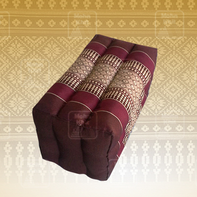 หมอนขิดเก้าลูกใหญ่จัมโบ้ 40x60x40 Cm // Jombo Khit Pillow large 9 rows kapok 100%Traditional Floor Cushions.