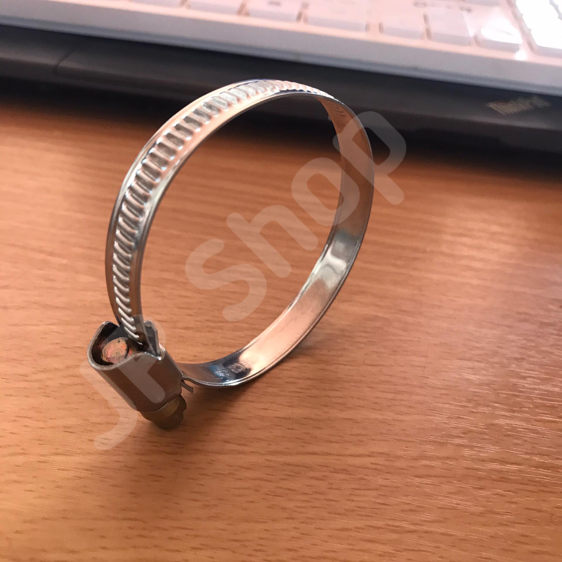 เข็มขัดรัดท่อสแตนเลส ปลอกรัดสแตนเลส 40-60 มม. #4060