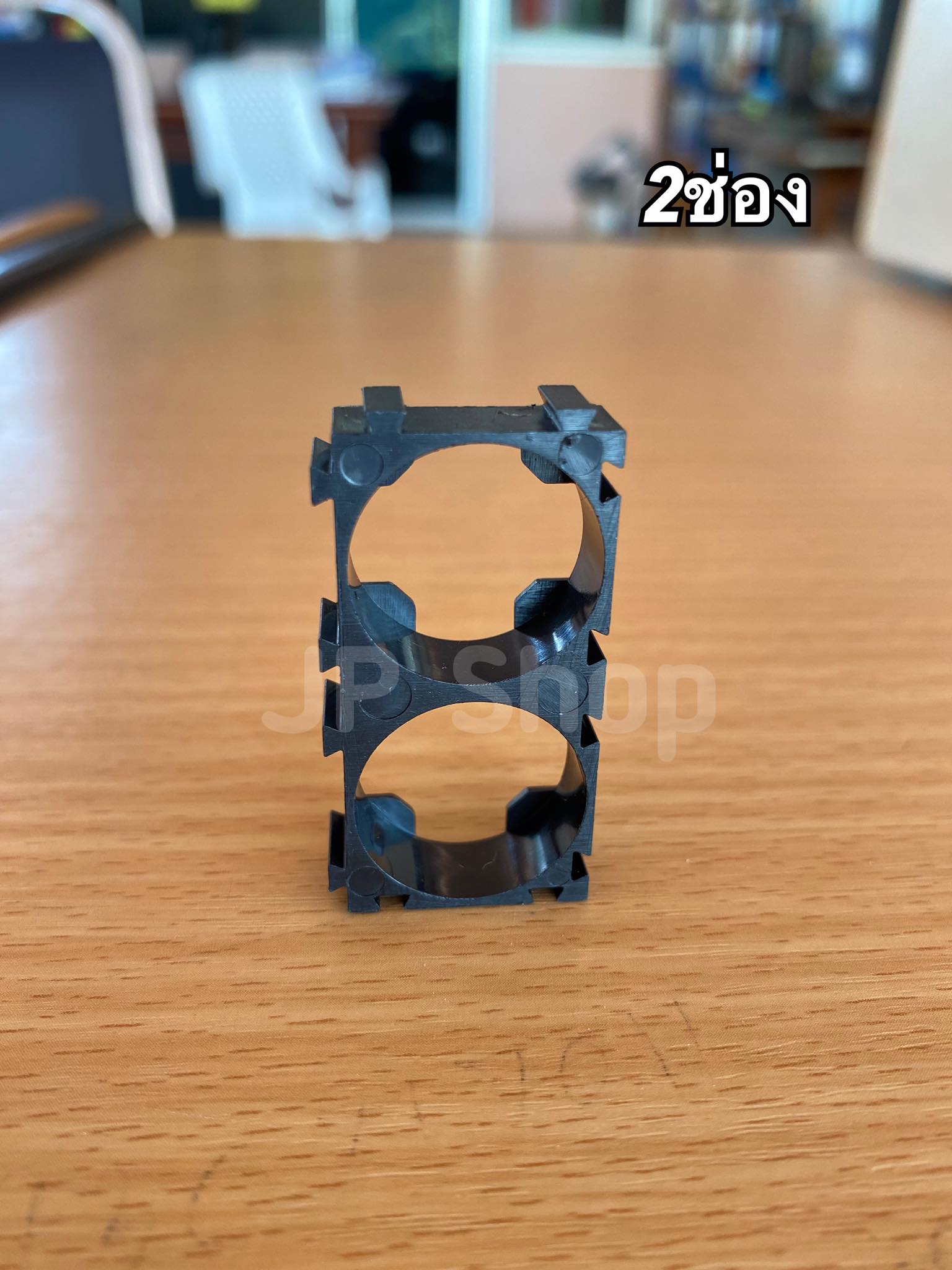 ตัวยึดแบตเตอรี่ ตัวแพ็คแบตเตอรี่ ตัวยึดแบตเตอรี่ลีเธียม18650 2ช่อง #Spacer Holder ตัวแพ็คถ่านสำหรับรถไฟฟ้า #186502