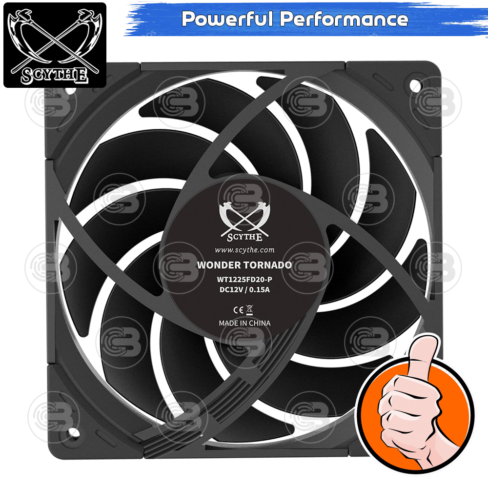 [CoolBlasterThai] SCYTHE Wonder Tornado 120 3-Pack Fan Case (size 120 mm.)