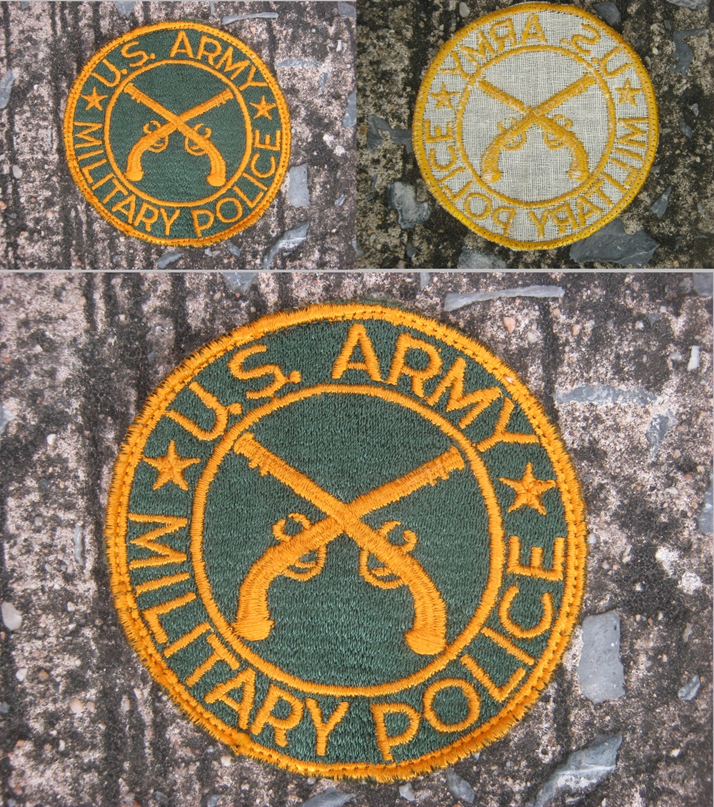 อาร์ม us.army military police patch 1965