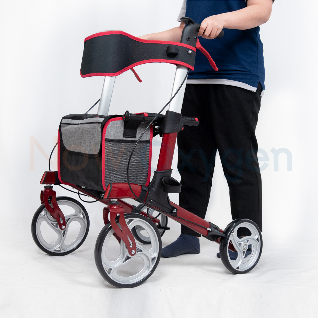 รุ่นใหม่ วอล์คเกอร์ 4 ล้อ อุปกรณ์ช่วยพยุงเดิน อุปกรณ์ฝึกเดิน แบรนด์ Better รุ่น BT803L รับประกัน 1 ปี