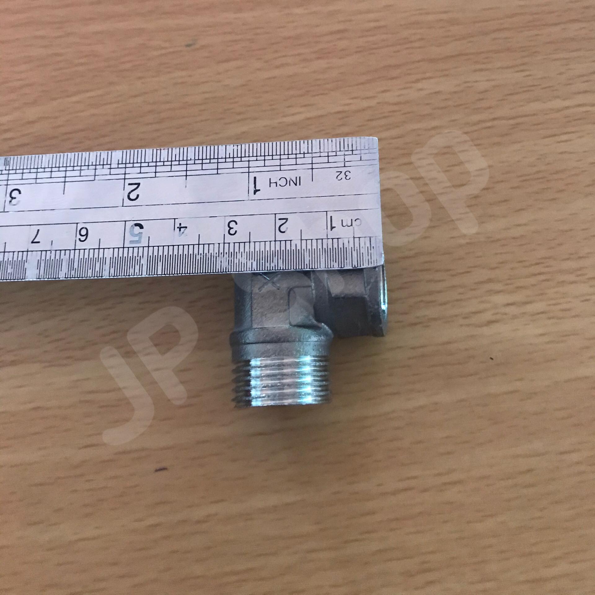 ข้อต่อสามทางสแตนเลส304 ขนาด 4 หุน เกลียวนอก 2 เกลียวใน 1 #3454