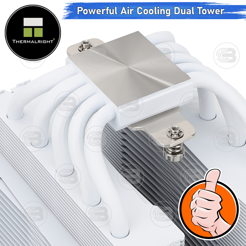 [CoolBlasterThai] Thermalright Frost Commander 140 White CPU Heat Sink (AM5/LGA1851 Ready)ประกัน 6 ปี