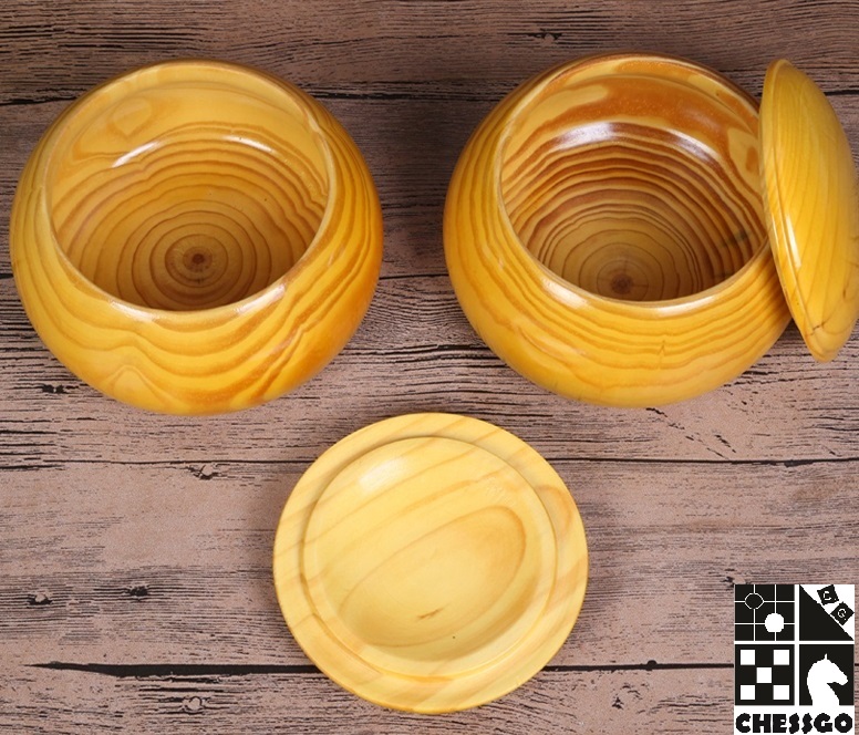 โถหมากล้อมไม้สปรูซ spruce (2ใบ)