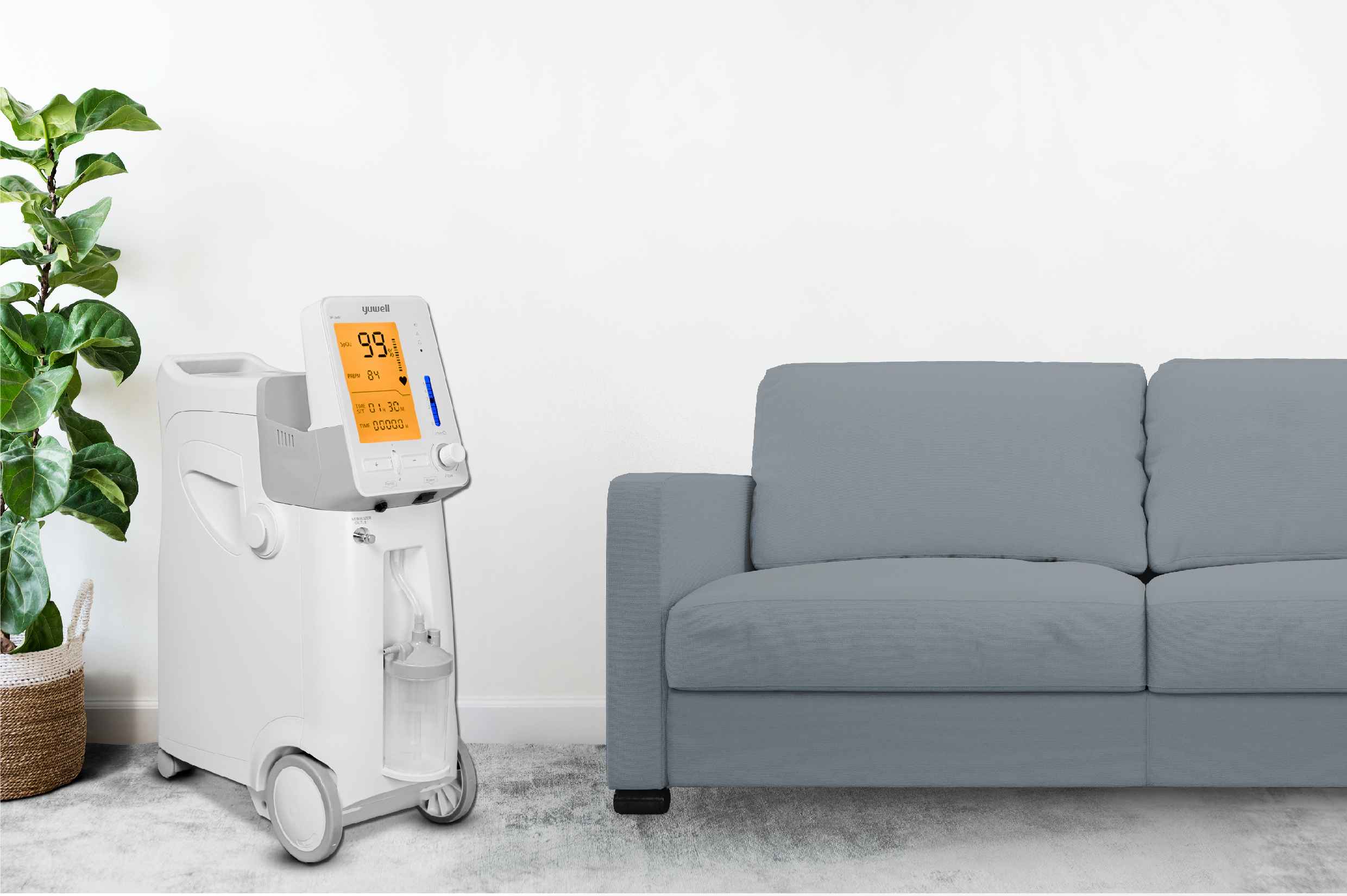 เครื่องผลิตออกซิเจน ขนาด 3 ลิตร Yuwell รุ่น 9F-3AW ประกันศูนย์ไทย 3 ปี