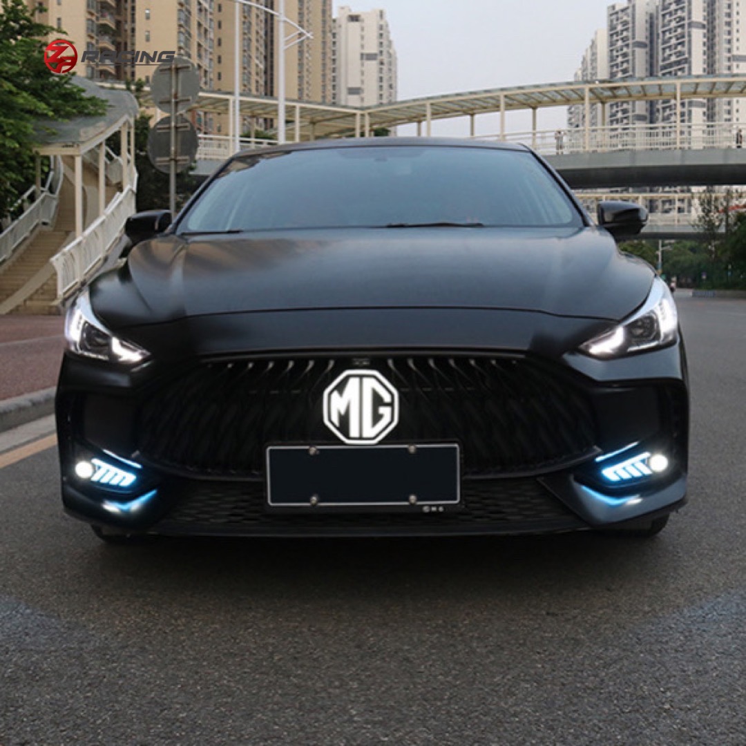 โลโก้กระจังหน้า MG5 มีไฟ LED