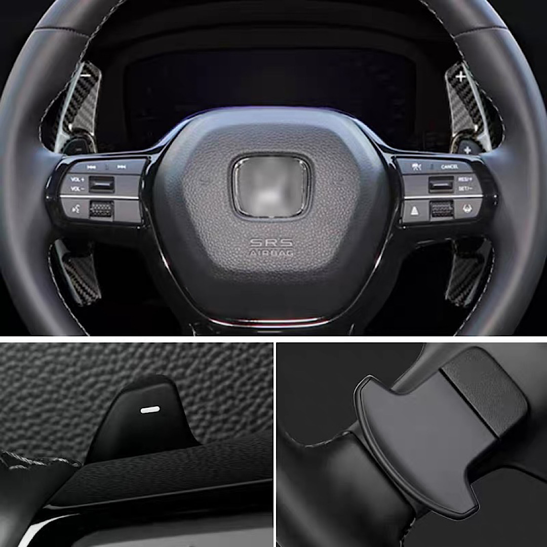 ก้านต่อแพดเดิ้ลชิฟ Paddle Shift Honda Civic FE e:HEV/Turbo คาร์บอนแท้