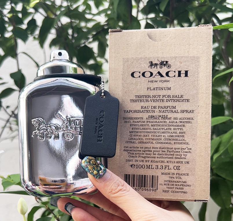 กล่องเทสเตอร์ Coach Platinum EDP for Men 100ml. ของแท้