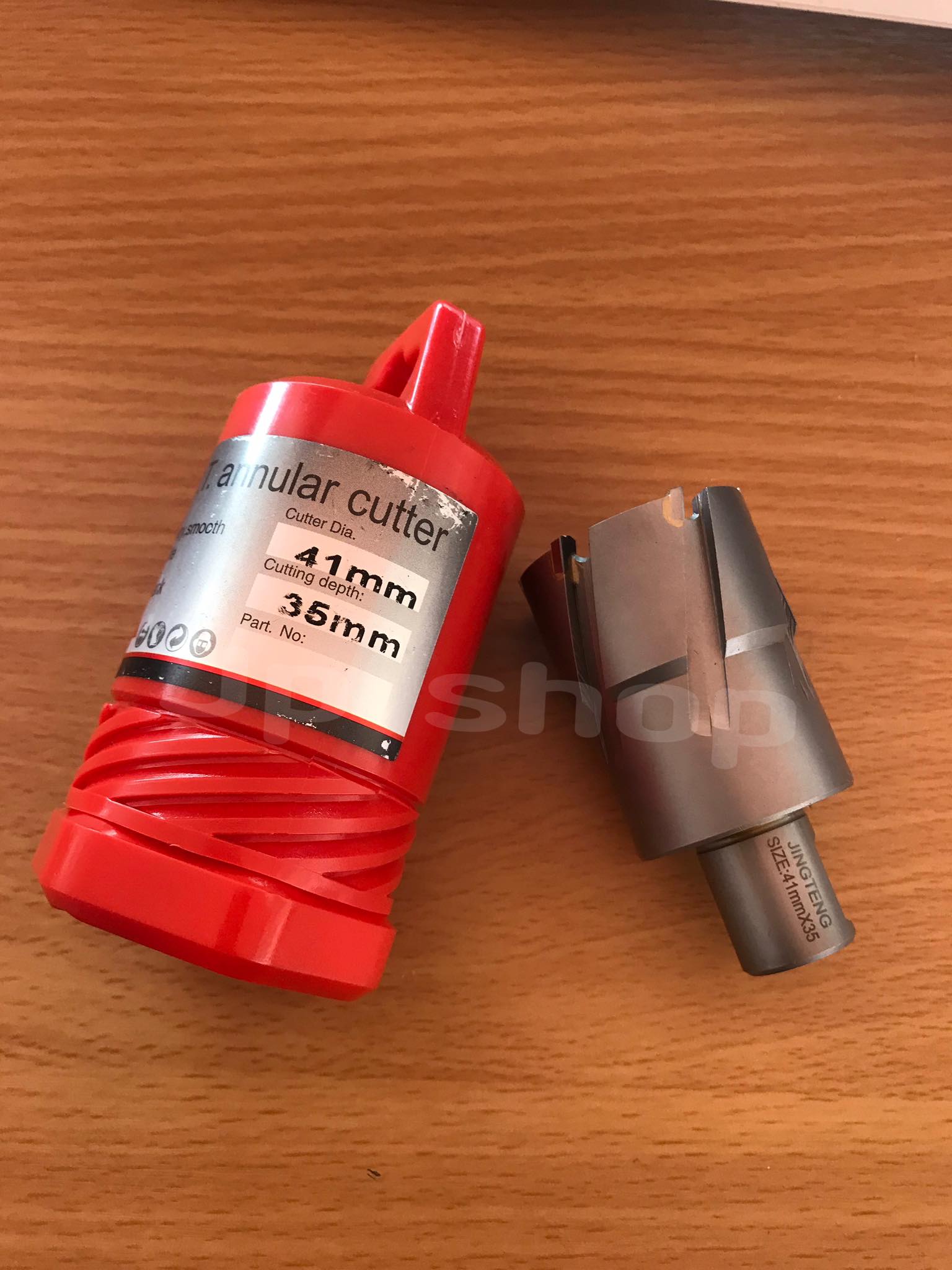 ดอกสว่านเจ็ทบอส แบบโฮลซอว์คาร์ไบสำหรับเจาะเหล็กหนา ด้วยสว่านแม่เหล็กไฟฟ้า ขนาด41*35 มม. #4135