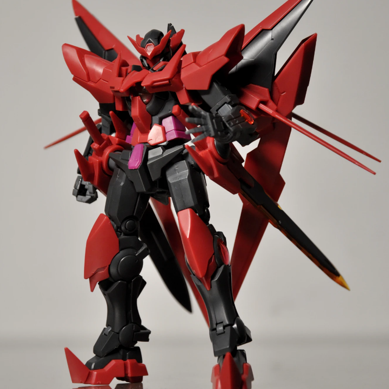 HG Exia Dark Matter Model 1/144 Mecha (with deluxe stand)