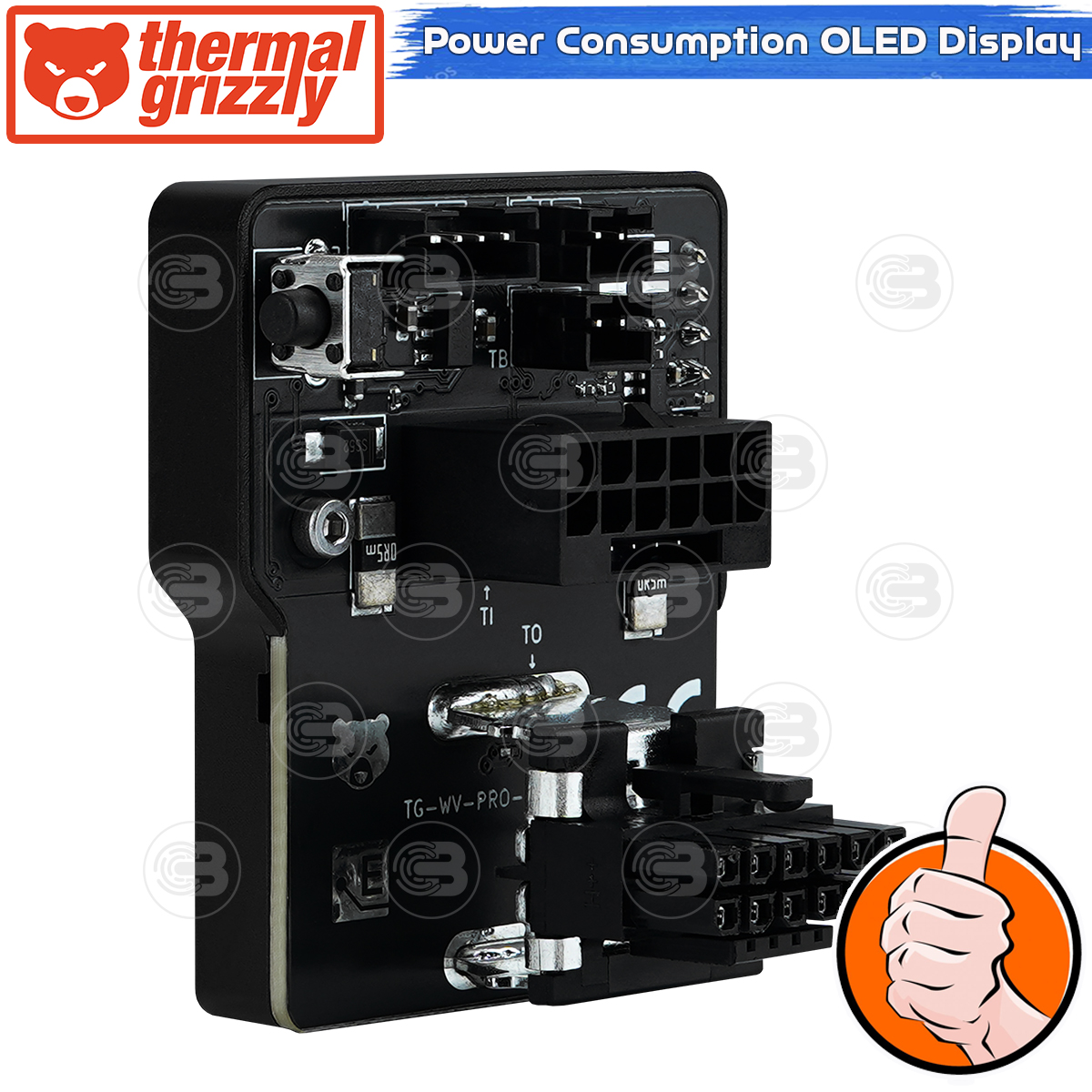 [CoolBlasterThai] Thermal Grizzly WireView GPU Pro (WV-P-H1R) 12VHPWR Reverse GPU Power Consumption OLED Display