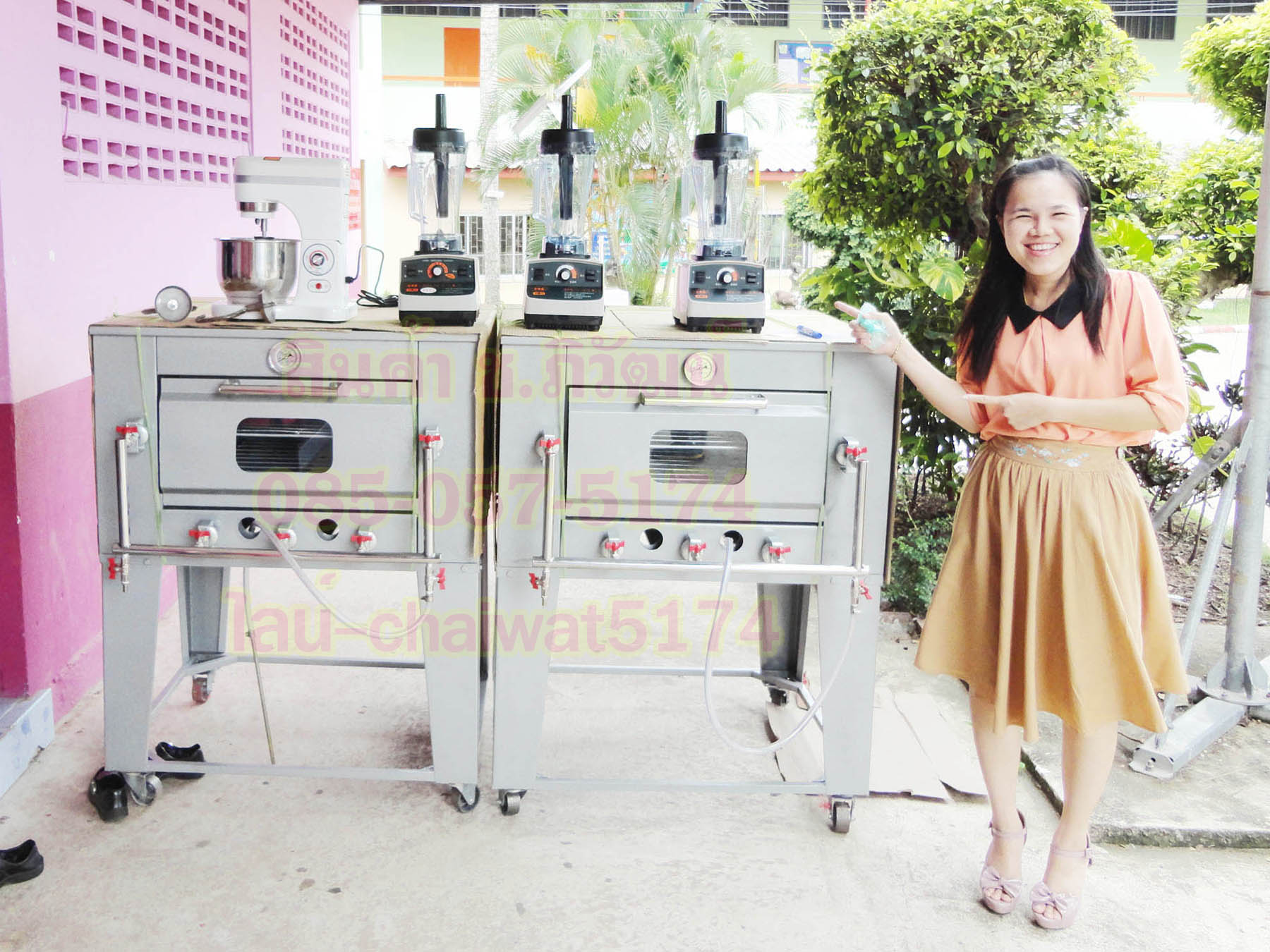 เตาอบขนมแก๊ส2ถาดใหญ่