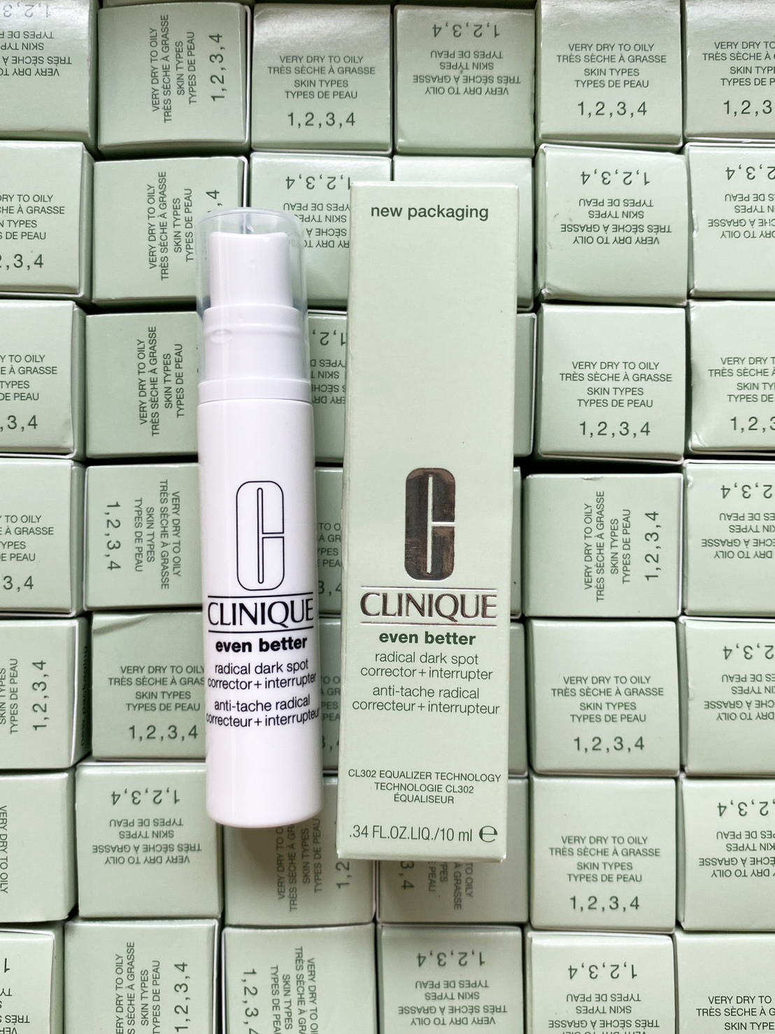 Clinique Even Better Clinical Radical Dark Spot Corrector + Interrupter 10ml. เซรั่มเพื่อผิวดูกระจ่างใส ขนาดพกพา