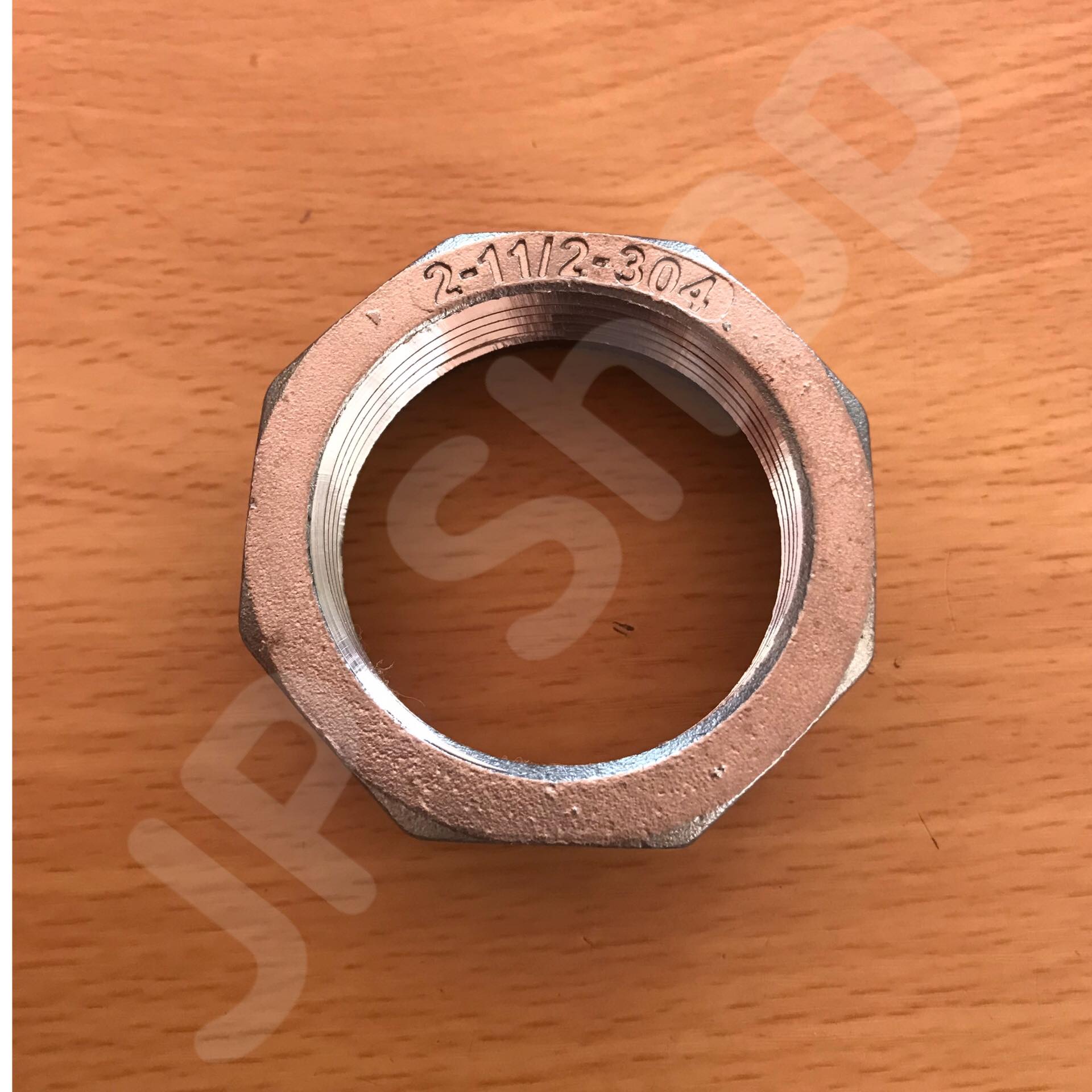 ข้อลดเหลี่ยม 2 นิ้ว ลด 1 1/2 นิ้ว สแตนเลส 304 #0818