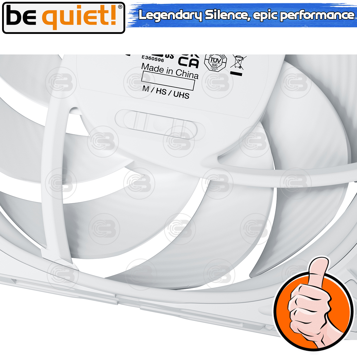 [CoolBlasterThai] Be Quiet Silent Wings Pro 4 120 PWM White PC Fan Case (BL118) ประกัน 5 ปี