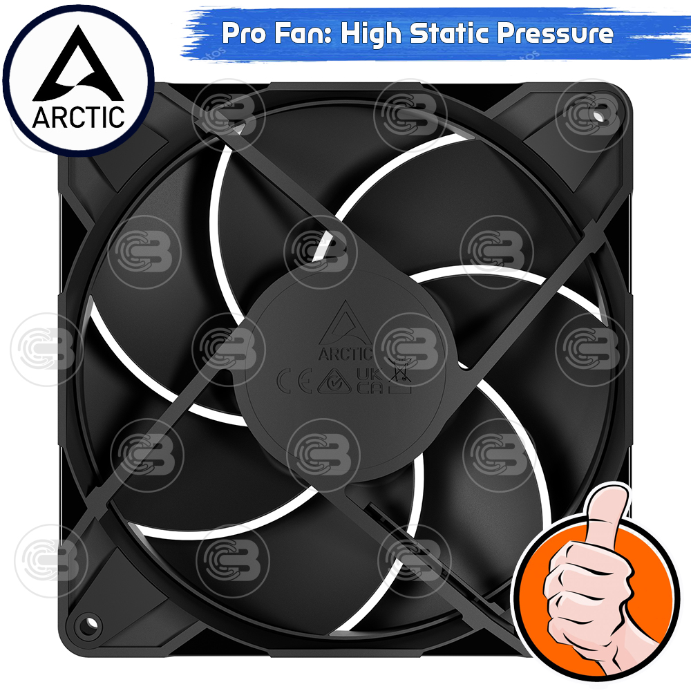 [CoolBlasterThai] ARCTIC P14 PRO PST BLACK (140 mm.) PC Fan Case ประกัน 6 ปี