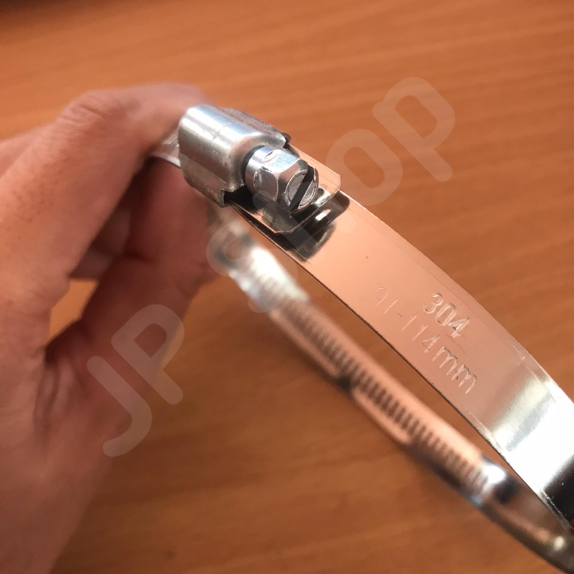 ปลอกรัด 91-114 (12 มม.) แคลมป์รัดท่อสแตนเลส 304 #91114