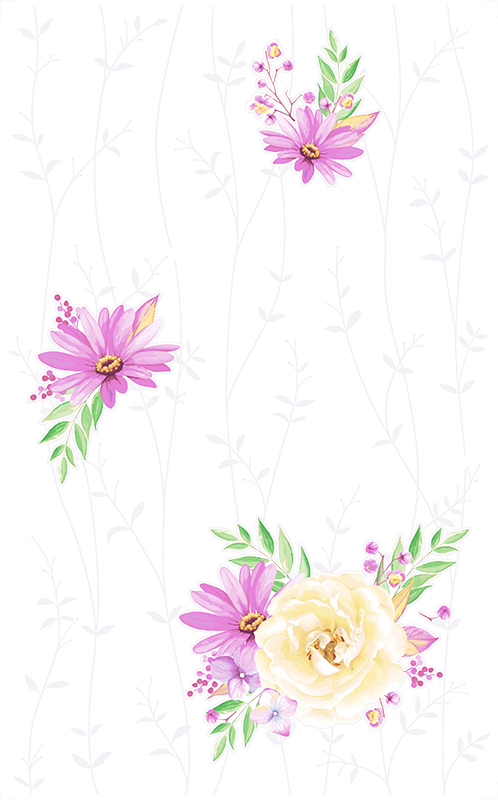 10"x16" เป็ดลาเวนเดอร์ C กระเบื้อง