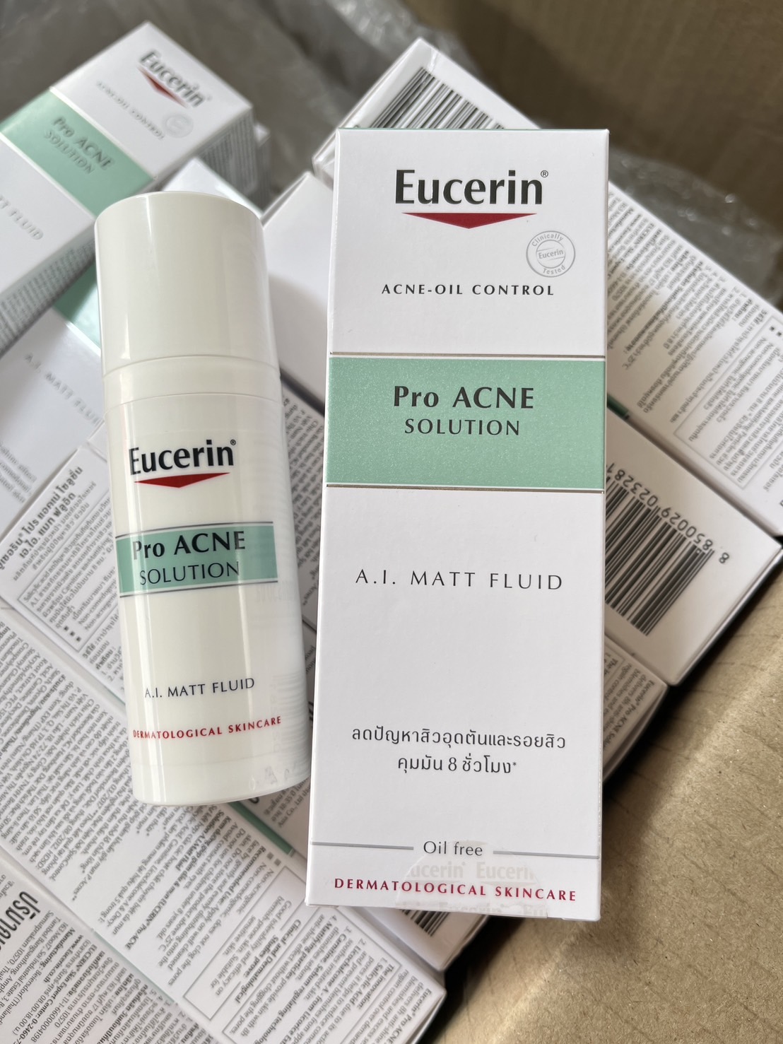 Eucerin Pro Acne Solution A.I. Matt Fluid 30ml. ผลิตภัณฑ์บำรุงผิวหน้า สำหรับผู้มีปัญหาสิว ผิวมัน