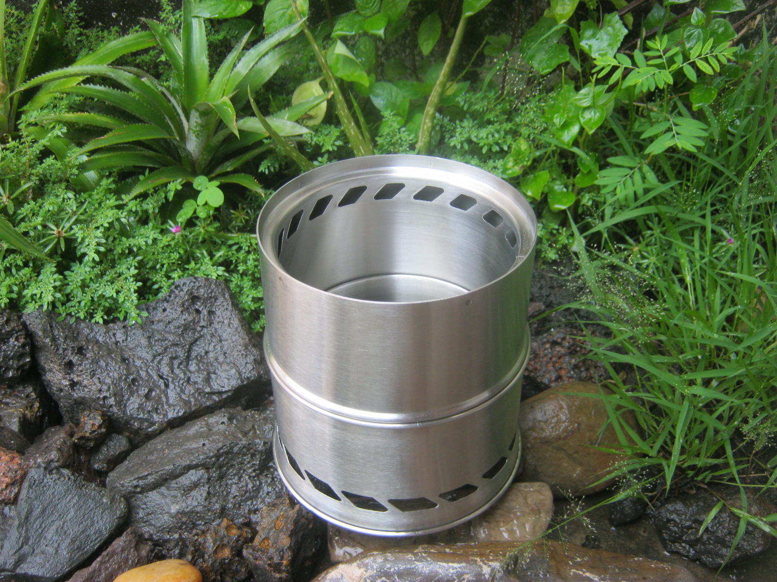 เตาชีวมวล อเนกประสงค์ วัสดุ : แสตนเลส