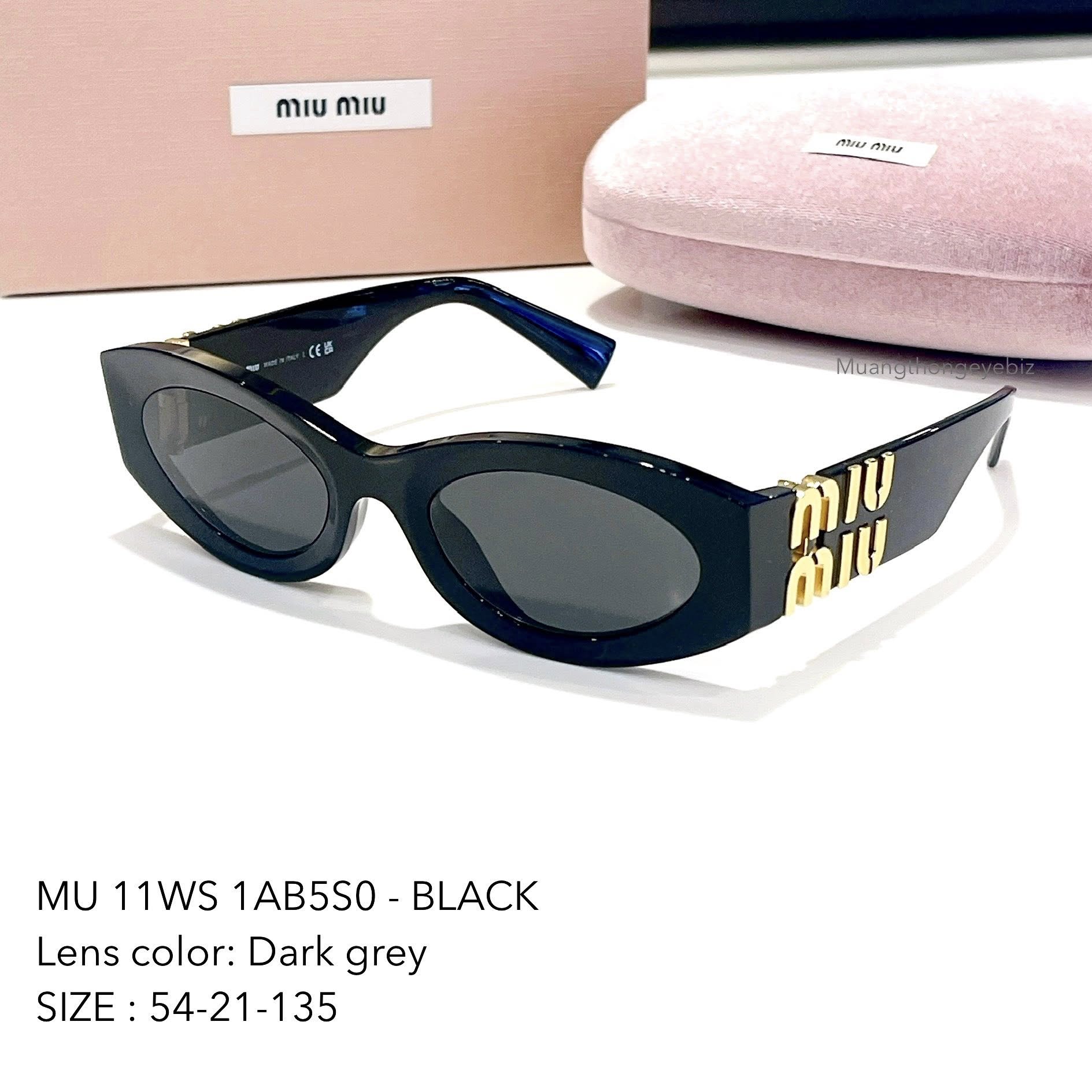 แว่นกันแดด MiuMiu Glimpse MU11WS 1AB5S0