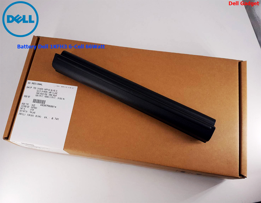Battery Dell Latitude 3460, 6-Cell, 66Wh, แบตเตอรี่ Dell 1KFH3 ของแท้รับประกันศูนย์ Dell Thailand On-site Service