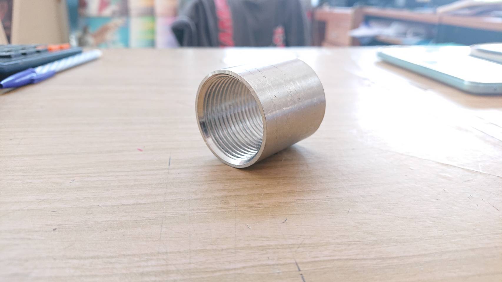 ข้อต่อตรงสแตนเลส304 เกลียวใน NPT ขนาด 1 นิ้ว #6004128