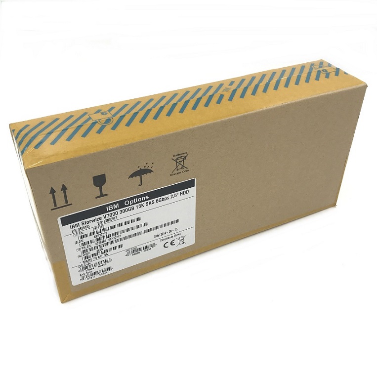 New, IBM 85Y6185 2076-3253 [TorCompTH - ขาย จำหน่าย ราคา] IBM 300GB 15K SAS 2.5IN 6GB HDD for IBM V7000 Gen1 2076-124/224