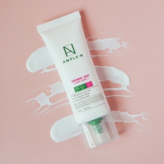 Coreana Ample : N Ceramide-Shot Sun Care SPF50+ PA++++ 40ml. ครีมกันแดดสูตรบางเบา