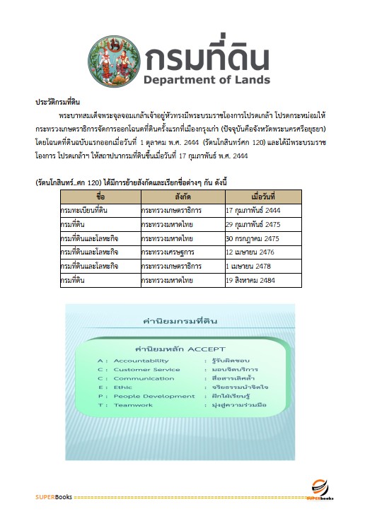 แนวข้อสอบ เจ้าพนักงานเครื่องคอมพิวเตอร์ปฏิบัติงาน กรมที่ดิน