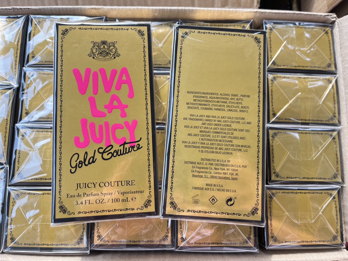 Juicy Couture Viva la Juicy Gold Couture EDP 100ml. สีทอง ของแท้