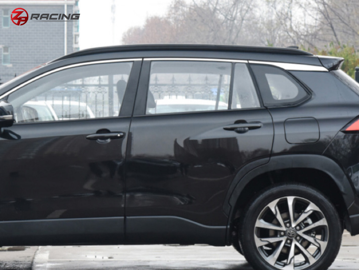 ราวหลังคา แรคหลังคา โตโยต้าครอส Roof Rack Toyota Corolla Cross วัสดุอลูมิเนียม