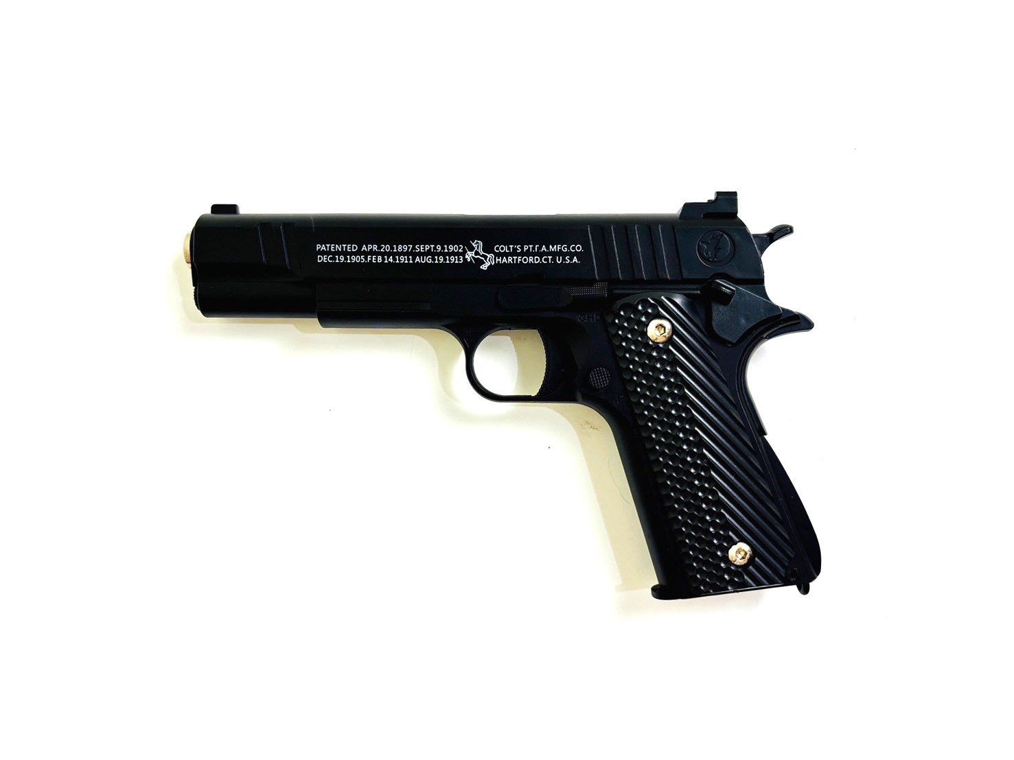 ปืนอัดลมสั้น รุ่น M1911 ระบบชักยิงทีละนัด