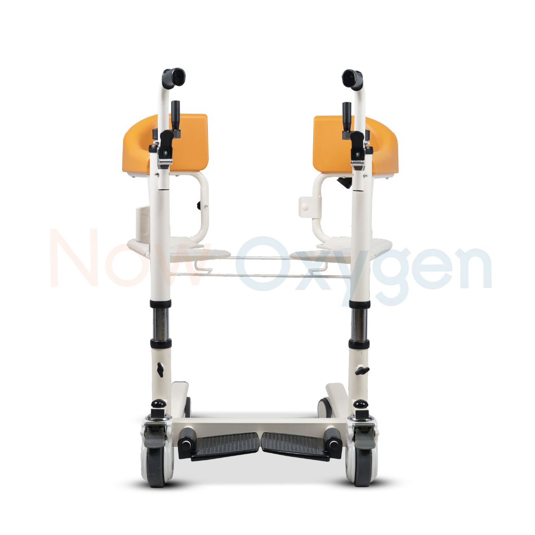 รถเข็นเคลื่อนย้ายแบบแมนนวล มือหมุนด้านบนใช้งานง่าย รับประกัน 2 ปี