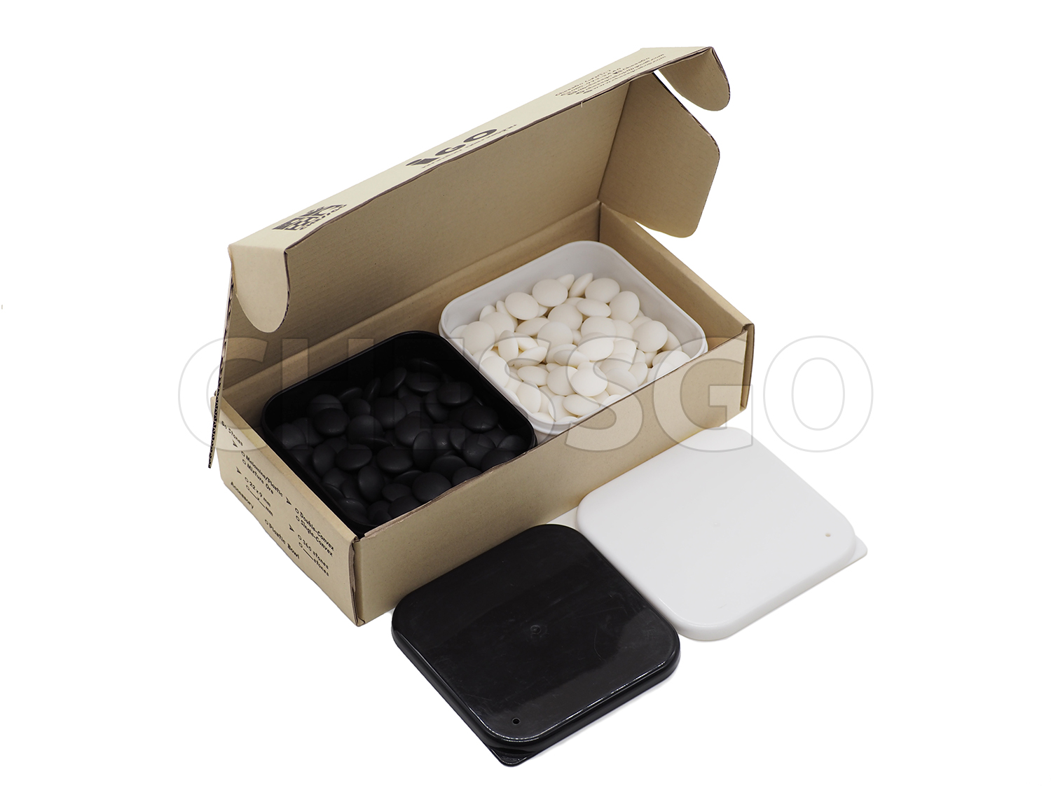 เม็ดหมากล้อมเมลามีน (นูน2ด้าน)