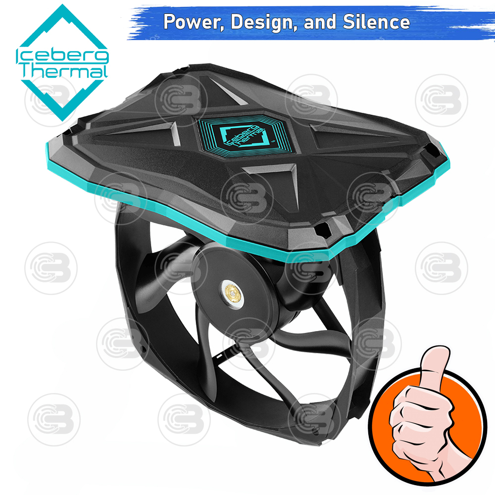 [CoolBlasterThai] Iceberg Thermal IceSLEET G6 Stealth Dual Tower CPU Cooler with A-RGB