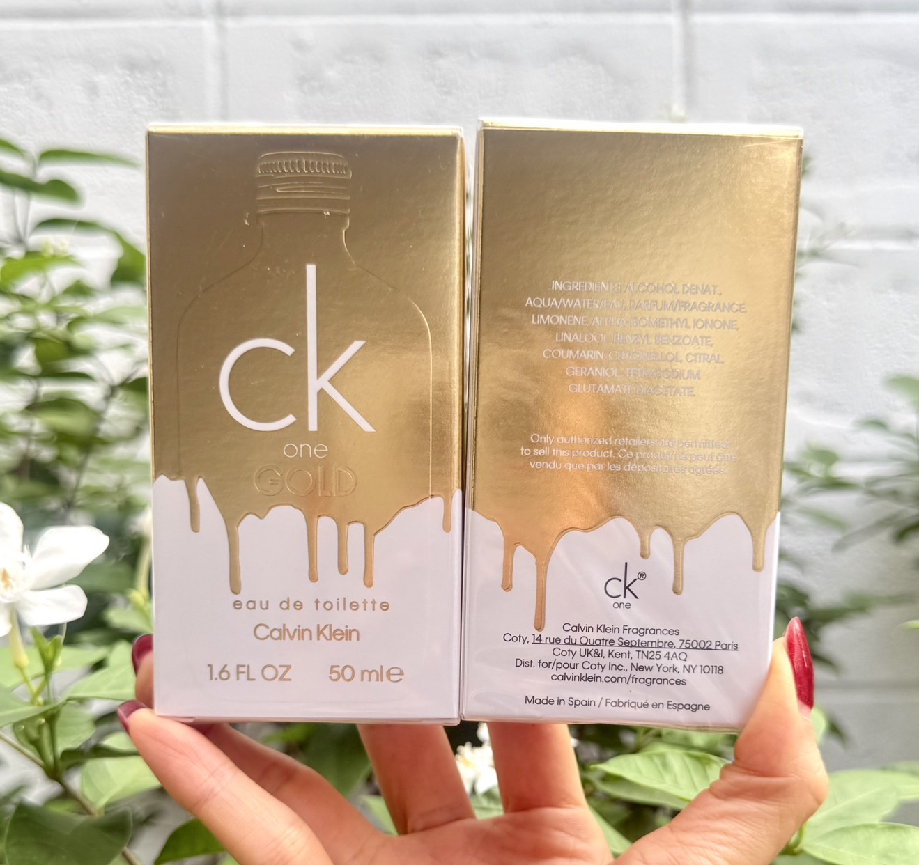Calvin Klein CK One Gold Eau De Toilette 50ml. น้ำหอมของแท้ (1กล่อง)